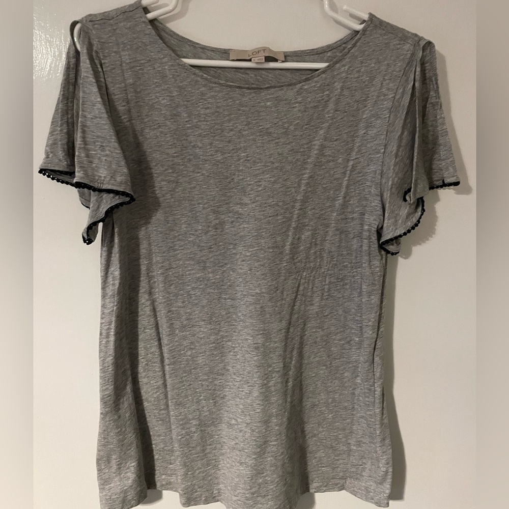 Split sleeve LOFT top